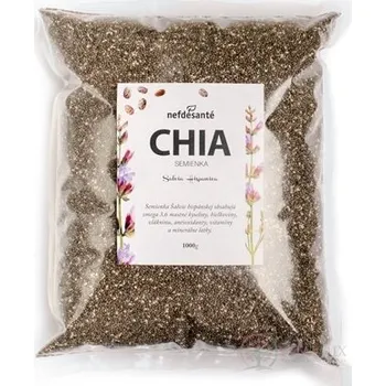 Nefdesanté Chia semínka semena Šalvěje (Salvia Hispanica) 1000 g