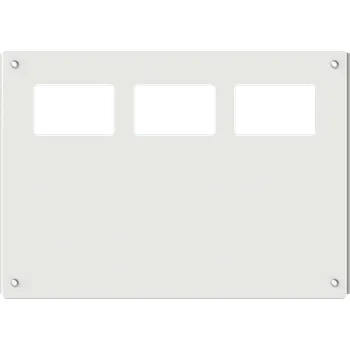 vypínač ABB RD36F3 -horní kryt pro TZ; příruba (1 řada/3 otvory; hloubka 625 mm)