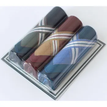 ETEX Pánské látkové kapesníky M13-2 tmavé 3 kusy