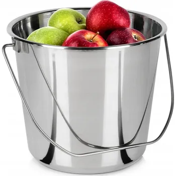 Dóza na potraviny KYBLÍK NA POTRAVINY Z NEREZOVÉ OCELI, KUCHYŇSKÁ NÁDOBA S UCHEM 8 L