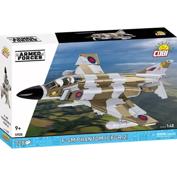 Stavebnice COBI Americký stíhací bombardér F-4M Phantom II FGR.2 COBI 5908 - Armed Forces 1:48