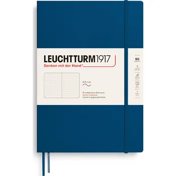 Zápisník Leuchtturm1917 tečkovaný zápisník Softcover B5, Indigo