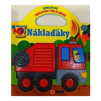 omalovánky Náklaďáky - Samolepkové omalovánky pro nejmenší