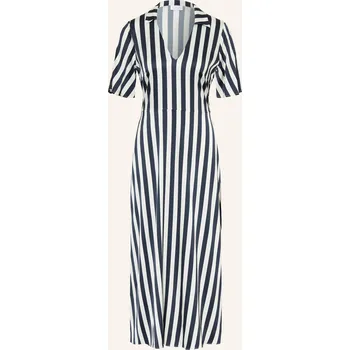 Dámské šaty Sportalm Dámské Saténové Šaty, tmavě modrá / krémová, 40