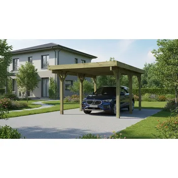 Plachta na motorové vozidlo carport KARIBU CLASSIC 1A 61580 ocelové střešní plechy
