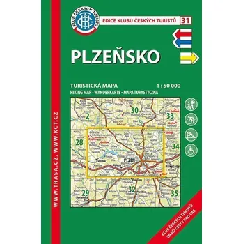 Plzeňsko /KČT 31 1:50T Turistická mapa
