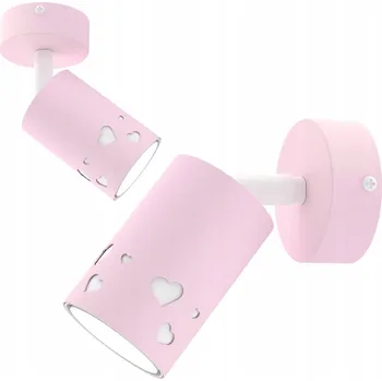 Stropní svítidlo Moonlight GU10 růžové