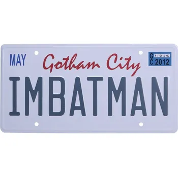 Karnevalový doplněk Plechová cedule DC Comics - Batman