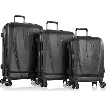 Heys Vantage Smart Luggage S,M,L Black – sada 3 kufrů