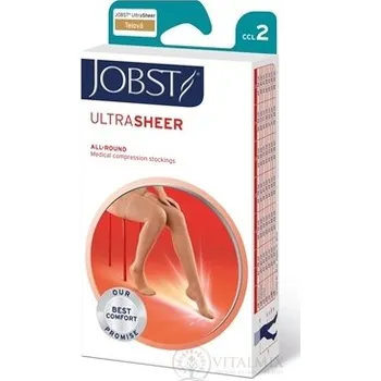 Dámské punčochy JOBST ULTRA SHEER kompresivní stehenní punčochy II.KT, s lemem, s otevřenou špičkou, tělové, vel. S V., 1 pár