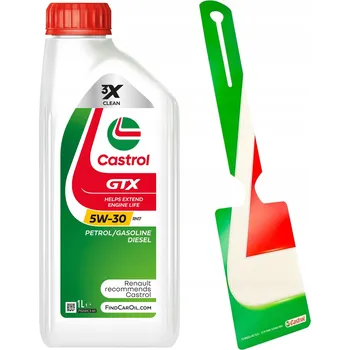 Motorový olej Olej Castrol GTX 5W-30 RN17 1L + Servisní přívěsek