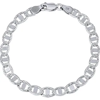 Šperk Stříbrný náramek Valentino - 5,7 mm varianta 18 cm KRM02392B-18 cm