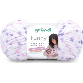 Výtvarná sada Příze 3525-01 Gründl Funny Žíhaná Fialová