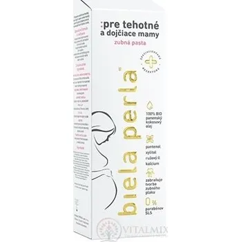 zubní pasta Bílá perla Pro těhotné a kojící matky zubní pasta 75 ml