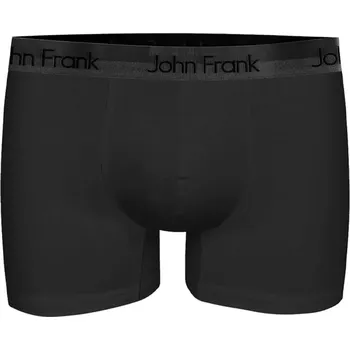 Pánské boxerky John Frank JFBPB01 black grey velikost XL