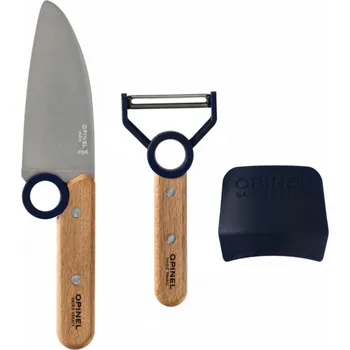 Kuchyňský nůž OPINEL OPI Le Petit Chef dětská kuchařská sada modrá 002605