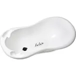 Maltex Vanička Lulu 100 cm se zátkou a protiskluzovou podložkou bílá