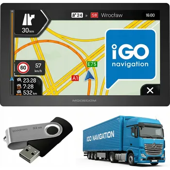 GPS navigace Navigace Modecom NAV-FREEWAYCX70-IGO-EU 7"