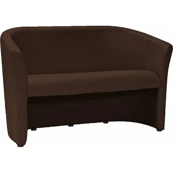 Křeslo Dvoumístná pohovka TM-2 ekokůže tmavě bronzová