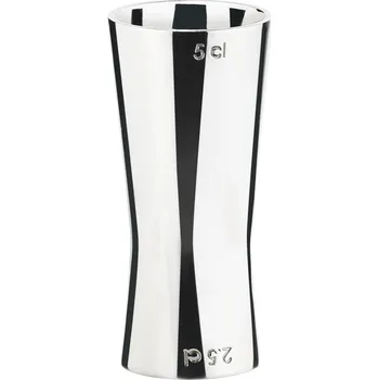 Odměrka Barmanská odměrka ROCKS 25 / 50 ml, stříbrná, nerezová ocel, Zone Denmark - doprava zdarma od 2999 Kč