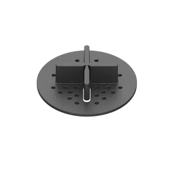 Terč pod dlažbu pevný H 2,0 mm - celé balení 100 Ks (Plastový distanční křížek se základnou vhodný do štěrku, písku a travnatých ploch | Ø 64 mm | H 2,0 mm | spára 4 mm)