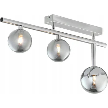 Jupiter 1901 - Přisazený lustr NEPTUN 3xG9/14W/230V matný chrom/kouřová šedá