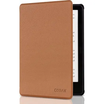 COBAK kožené Pouzdro pro Kindle Paperwhite 11 sleep / wake kniha hnědá