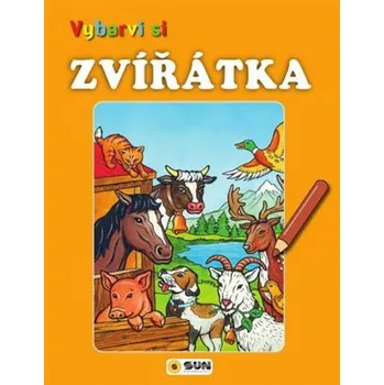 omalovánky Vybarvi si - Zvířátka (oranžové)