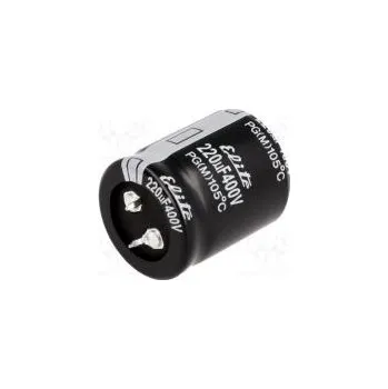 Kondenzátor Kondenzátor elektrolytický SNAP-IN 220uF 400VDC Ø30x35mm