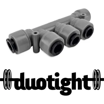 Výčepní technika KegLand Spojka rozdvojka "T" pěticestná 8mm (5/16) DuoTight