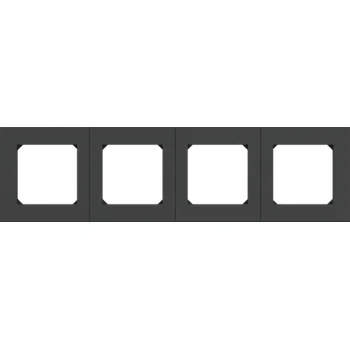 ABB Rámeček čtyřnásobný, pro vodorovnou i svislou montáž (3901H-A05040 63W)