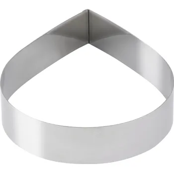 Dortový ráfek "kapka" 200 x 280 mm, nerez, SCHNEIDER