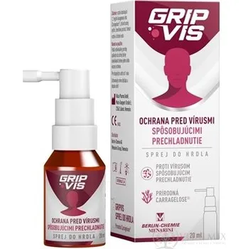 Ústní sprej BERLIN-CHEMIE GripVis 1,2 mg / ml sprej do hrdla 20 ml