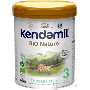 Dětská výživa KENDAMIL 3 Organic, BIO Nature batolecí mléko, s DHA (12 - 36 měsíců) 800 g