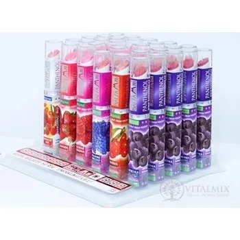 Pleťová kosmetika VITAR Luxus ovocný s perletí PACK balzám na rty 30 ks