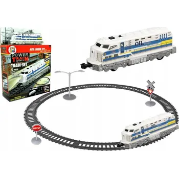 Vláček a vláčkodráha VLÁČEK LOKOMOTIVA ELEKTRICKÝ VLAK DRÁHA 135CM ZNAČKY SVĚTLA