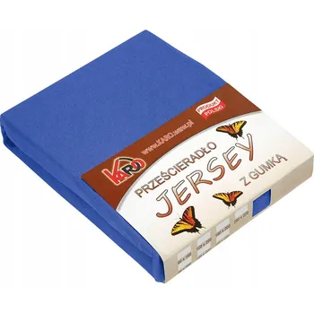 Prostěradlo Prostěradlo jersey s gumou 80x160 safírové 0 KARO