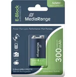 MediaRange High capacity nabíjecí baterie E-Block, 6HR61/HR22, 9V