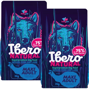 Ibero Natural Dog Maxi Adult - 2x3kg