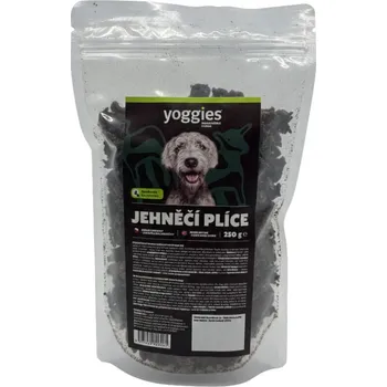 250 g Yoggies Sušené pamlsky jehněčí plíce kostičky
