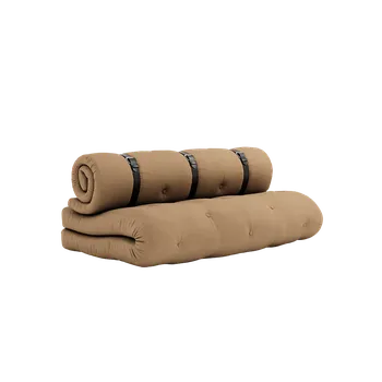 Pohovka KARUP Rozkládací dvoumístná pohovka BUCKLE UP OUT mocca 140 cm