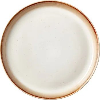 Talíř Servírovací talíř Bitz krémový 17 cm
