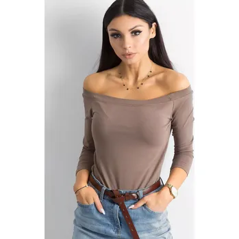 Dámská halenka Halenka RV BZ 4692.99 hnědá L