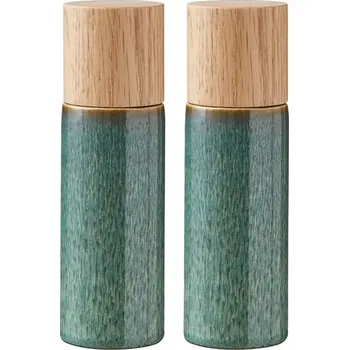 Mlýnek na koření Sada mlýnků na sůl a pepř, sada 2 ks, zelená, Bitz - doprava zdarma od 2999 Kč