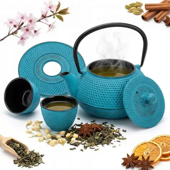 Konvice na čaj KONVICE 1,5 l, čajník, 2x ŠÁLKY nálevník na čaj + sítko