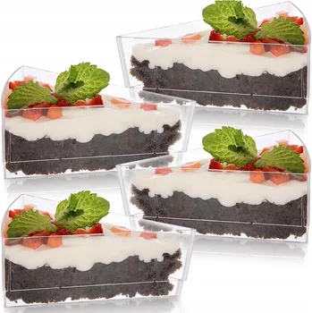 Dóza na potraviny POHÁRY NA SVAČINOVÉ DEZERTY NÁDOBY NA MONOPORCE SADA 160 ML 4 KS