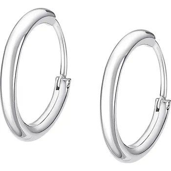 Náušnice Ocelové náušnice kruhy stříbrné | Elegantní design | Kvalitní zpracování | Dámské naušnice | Dámské šperky | ROMERO chirurgická ocel