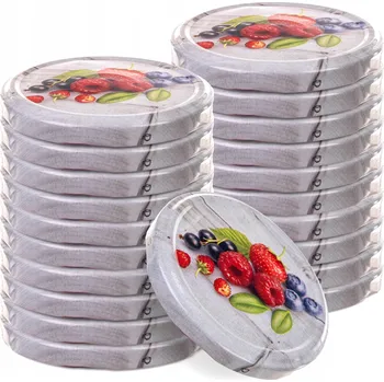 Sklenice ŠROUBOVACÍ VÍČKO NA SKLENICE SKLENICE VÍČKO ZÁVĚR FI82 20 KS 6 ZÁCHYTŮ