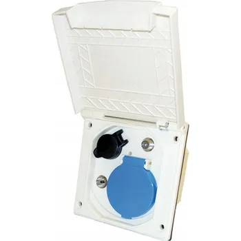 Elektrická zásuvka ELEKTRICKÁ ZÁSUVKA ZÁSUVKA HABA 12V+SAT+TV