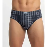 Andrie PS 3594 tmavě šedé pánské slipy Barva: šedá tmavá, Velikost: XL